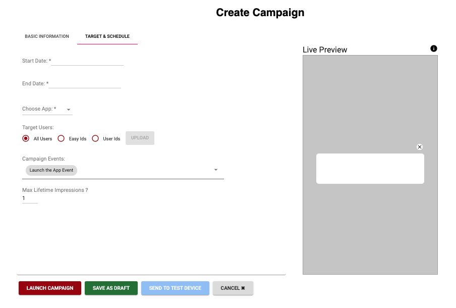 InApp Messaging In App Messaging SDK for Android