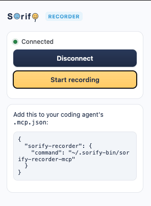 Chrome extension recording browser actions