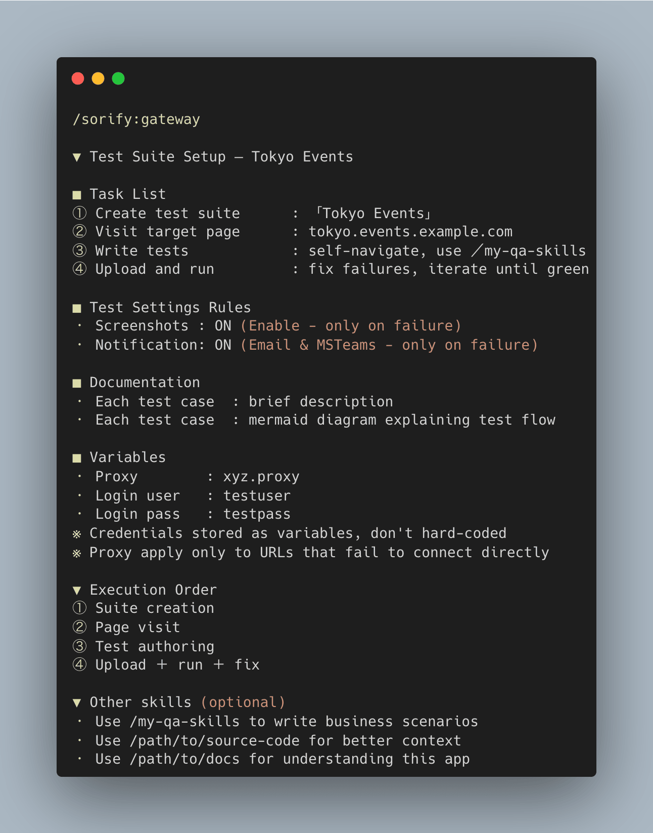 Claude and Codex in a terminal managing Sorify suites through MCP